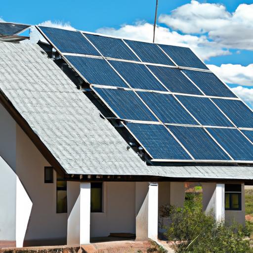 Equipo de placas solares para una vivienda